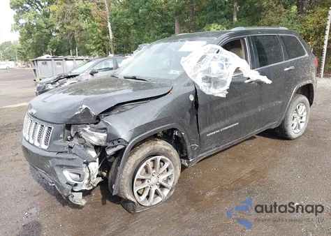 2014 Jeep Grand Cherokee Overland z USA, uszkodzony, nr VIN 1C4RJFCT7EC378738